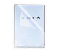 Exacompta 5670E - Estuche de 100 dossiers en PVC, A4, transparente