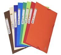 Exacompta 56980E - Pack de 25 carpetas con goma, A4, multicolor
