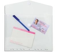 Exacompta - 57381E - Porta documentos perforado, formato sobre A4, polipropileno, Transparente