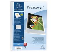 Exacompta 5748E - Carpeta de 40 fundas, A4, transparente