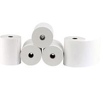 Exacompta 5765120V - Rollos de papel para caja registradora (57 x 65 x 12 mm, 40 m, 5 unidades), color blanco
