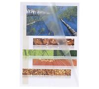 Exacompta 58600E - Bolsa de 100 fundas para archivar documentos (A5, 14,8 x 21 cm, polipropileno), color transparente