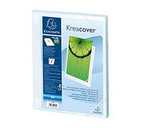 Exacompta - 59589E - Set de 17 cajas archivadoras con gomas Kreacover - en polipropileno - lomo 2,5 cm - dimensiones 25 x 33 cm - para formato A4 - color blanco - se entregan montadas