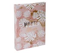 Exacompta - 62223E - Álbum de Fotos PASTEL TROPIC con Bolsillos - 300 Fotos 10x15 cm - 100 Páginas - Formato 22,5x32,5 cm - Álbumes Impresos con Marcado Rosa en la Portada