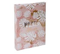 EXACOMPTA 62223E - Cartón de 2 álbumes de Fotos con Fundas en Color Pastel Tropic - 300 Fotos 10 x 15 cm - 100 páginas - Formato 22,5 x 32,5 cm - Impreso con un Marcado Rosado en la Portada