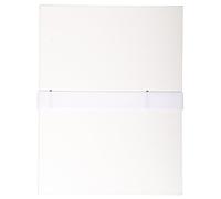 Exacompta - 631E - 1 Camiseta espalda extensible Balacron y tira de velcro. - Blanco, Blanca