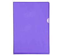 Exacompta 660505E - Bolsa de 10 dossiers en PVC, A4, color morado