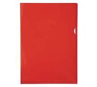 Exacompta 660575E - Bolsa de 10 dossiers en PVC, A4, color rojo