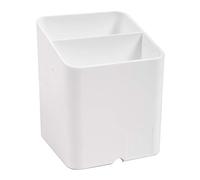 Exacompta 67713D - 10 Portalápices con 2 compartimentos de diferente tamaño y altura para adaptarse a todos sus utensilios - 74x74x93mm - PEN-CUBE - Blanco