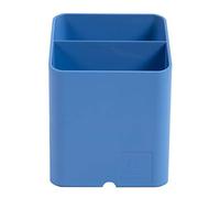 Exacompta 67720D - Portalápices con 2 compartimentos de diferente tamaño y altura para adaptarse a todos sus utensilios 74x74x93mm - PEN-CUBE - Morado (opaco)