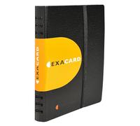 Exacompta 75034E - Porta-tarjetas de visita, color negro