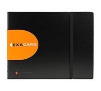 Exacompta 75134E - Porta-tarjetas de visita, color negro