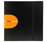 Exacompta 75234E - Porta-tarjetas de visita, color negro