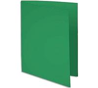 Exacompta 800004E - Lote de 100 Subcarpetas Rock"S 80, Color Verde