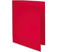 Exacompta 800016E - Lote de 100 Subcarpetas Rock"S 80, Color Frambuesa
