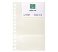 Exacompta 85034E - Recambio de 10 fundas para el porta-tarjetas de visita