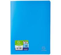 Exacompta 85102E - Carpeta de fundas de polipropileno flexible (100 vistas, A4), color azul