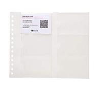Exacompta 85134E - Recambio de 10 fundas para el porta-tarjetas de visita