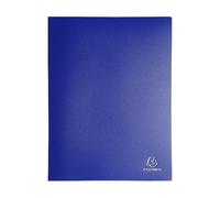 Exacompta 8522E - Carpeta de 20 fundas PVC, A4, color azul
