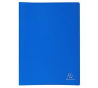 Exacompta Carpeta 8547E – 40 fundas PVC, A4, azul