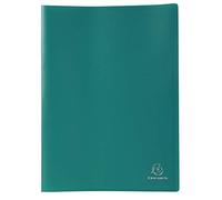 Exacompta 8553E - Carpeta de 50 fundas PVC, A4, color verde