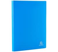 Exacompta 8557E - Carpeta de 50 fundas PVC, A4, color azul