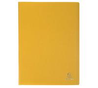 Exacompta 8559E OPAK - Portadocumentos de polipropileno flexible con fundas interiores ligeramente granuladas (50 fundas y 100 vistas), color amarillo