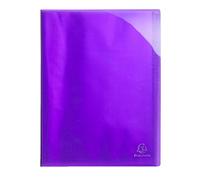 Exacompta 85876E - Carpeta de 40 fundas, A4, color morado