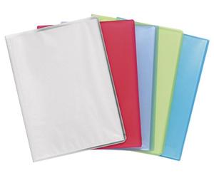 Exacompta 86069E - Lote de 8 carpetas de 100 fundas, A4, multicolor