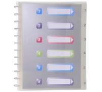 Exacompta 86320E - Carpeta de 30 fundas con anillas, A4, transparente