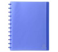 Exacompta 86352E - Carpeta de 30 fundas con anillas, A4, color azul translúcido