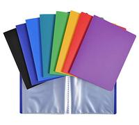 Exacompta 88210E Carpeta de 20 fundas (40 vistas) OPAK ESCOLAR en polipropileno flexible mate y opaco con bolsillos interiores ligeramente granulado. Formato 18x23. Color de la cubierta: Aleatorio