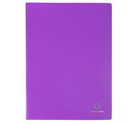 Exacompta 88426E Opak - Portadocumentos (A4, 40 fundas, 80 vistas), color morado