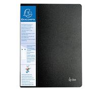 Exacompta 88801E - Carpeta de 80 fundas, A4, color negro