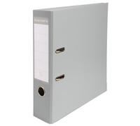 Exacompta - 918416B - Caja de 20 archivadores de palanca A4 - Lomo 80 mm - Mecánico 80 mm - Dimensiones exteriores: 32 x 29 x 8 cm - Formato a archivo A4 - Color: Gris