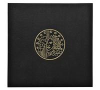 Exacompta 96101E - Carpeta de cartón (Almacenamiento, Polipiel, Negro, 5 hojas, 245 mm, 250 mm)