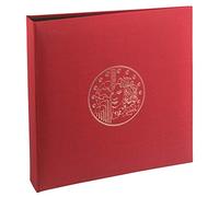 Exacompta 96105E - Carpeta de cartón (Almacenamiento, Polipiel, Borgoña, 5 hojas, 245 mm, 250 mm)