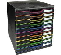 Exacompta A4+ - Modulo con 10 cajones, multicolor
