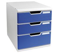 Exacompta A4+ - Modulo con 3 cajones, color azul