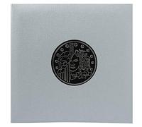 Exacompta Álbum de monedas/carpeta, color plateado