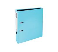 Exacompta Archivador de palanca A4, 75 mm, carpeta de oficina, paquete de 3 en color azul pastel, carpetas de papelería para papeleo y organización de documentos, 227/0042Z