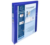 EXACOMPTA - Archivador personalizable rígido con 2 bolsillos KreaCover - 4 anillas en D 30 mm - A4 maxi