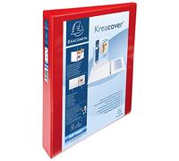 EXACOMPTA - Archivador personalizable rígido con 2 bolsillos KreaCover - 4 anillas en D 30 mm - A4 maxi