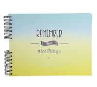 Exacompta Candy - Álbum de Fotos en Espiral (32 x 22 cm, 50 páginas, 32 x 22 x 3 cm), Color Azul