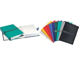 Exacompta - Carpeta para documentos con cierre de velcro, colores surtidos, 10 unidades