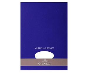 Exacompta Clairefontaine - Ref 12750L - Hojas de papel liso G.Lalo (50 unidades), tamaño A4 (210 x 297 mm), papel de algodón de 100 g/m², 25% Vergé de France, certificado PEFC, color blanco extra