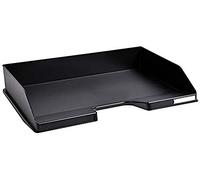 Exacompta Ecoblack - Bandeja de correo apaisada, color negro