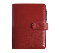 Exacompta Exatime 17 Baltique - Agenda flip (año 2016, 1 semana en 2 páginas, cuero ecológico), color rojo