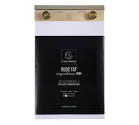Exacompta - FAF 12122E - Bloc de sobremesa n.º 2, 160 x 100 mm, rellenable, con almohadillas de recarga, estable al escribir, pies antideslizantes, papel rayado por puntos, certificado FSC