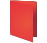 Exacompta Flash 220 - Paquete de 100 subcarpetas, 24 x 32 cm, color rojo